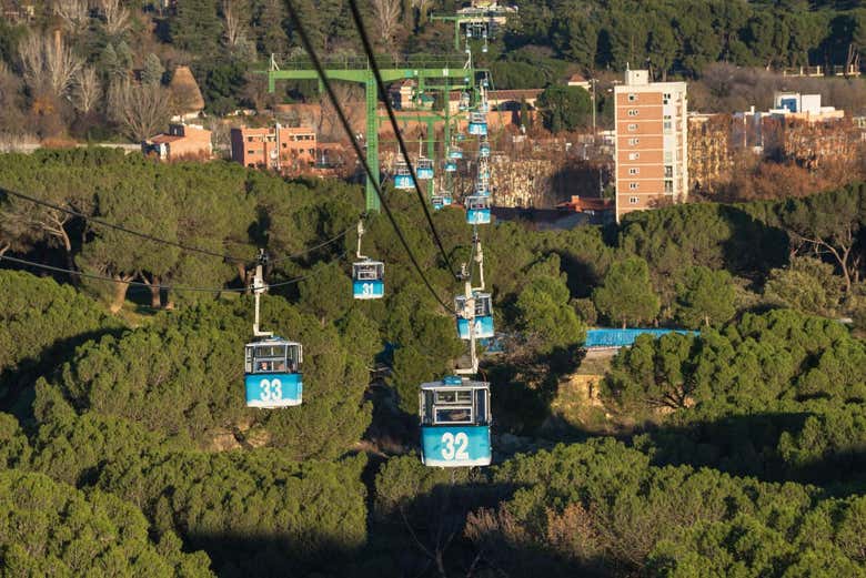 Teleférico sobre la Casa de Campo