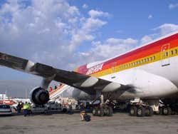 Avion d'Iberia à Madrid