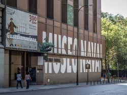 L'entrée du musée naval de Madrid