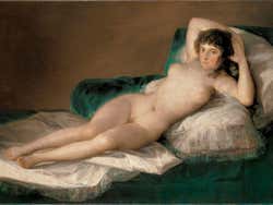 A maja nua, de Goya