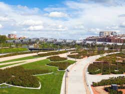 Vue panoramique de Madrid Río