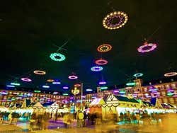 Plaza Mayor de Madrid en Navidad