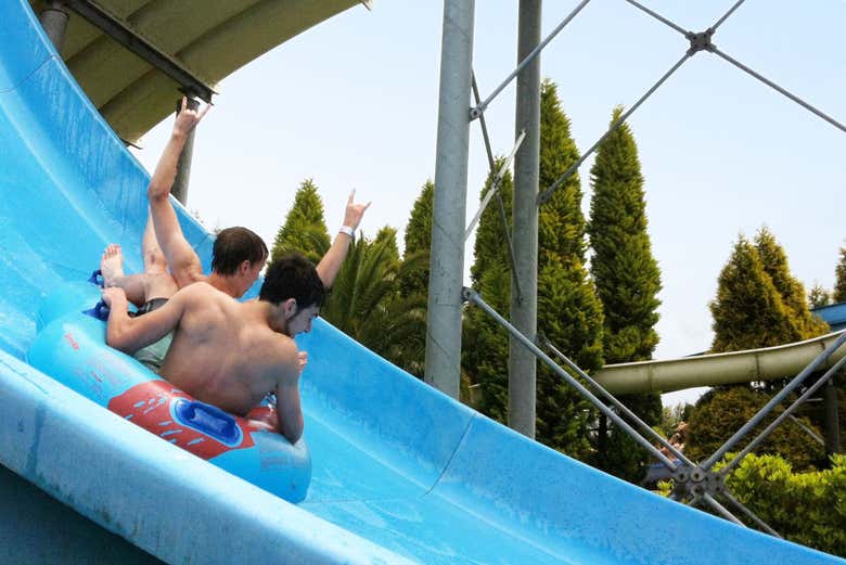 Tobogán en Aquopolis Madrid