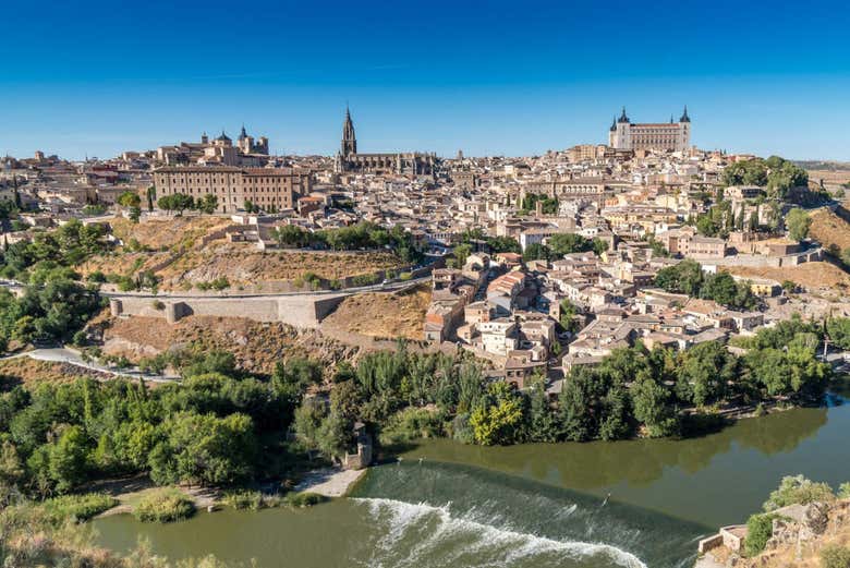 El río Tajo a su paso por Toledo