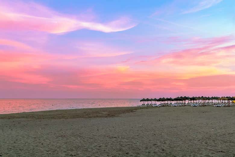 Atardecer en la Costa del Sol