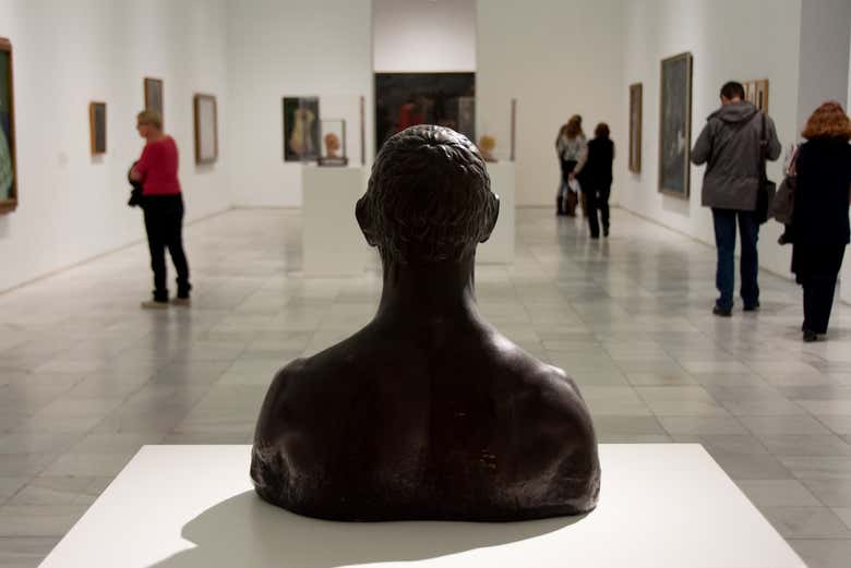 Percorrendo as salas do museu