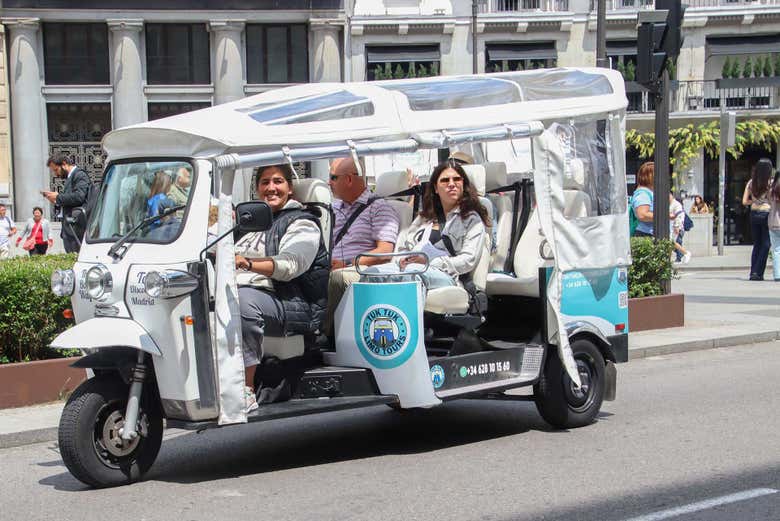 Tuk tuk em que faremos o passeio