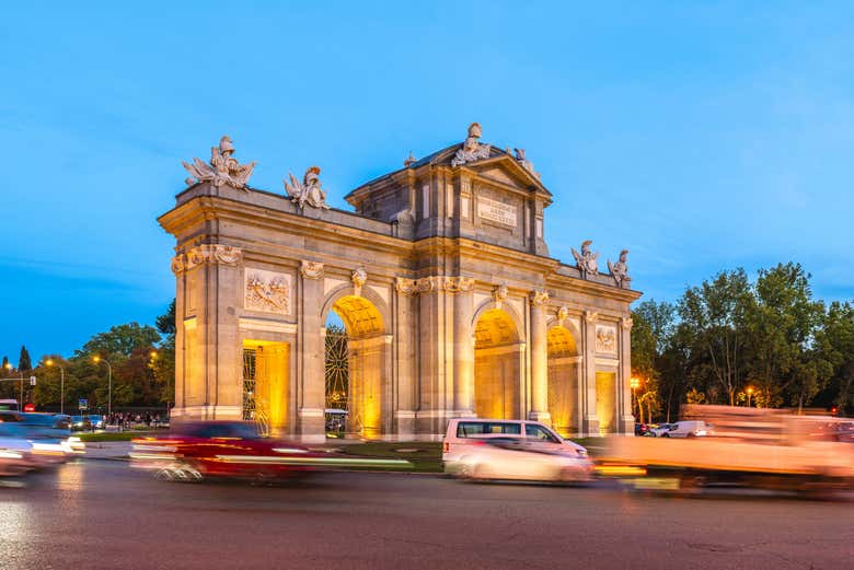 Nei pressi della Puerta de Alcalá