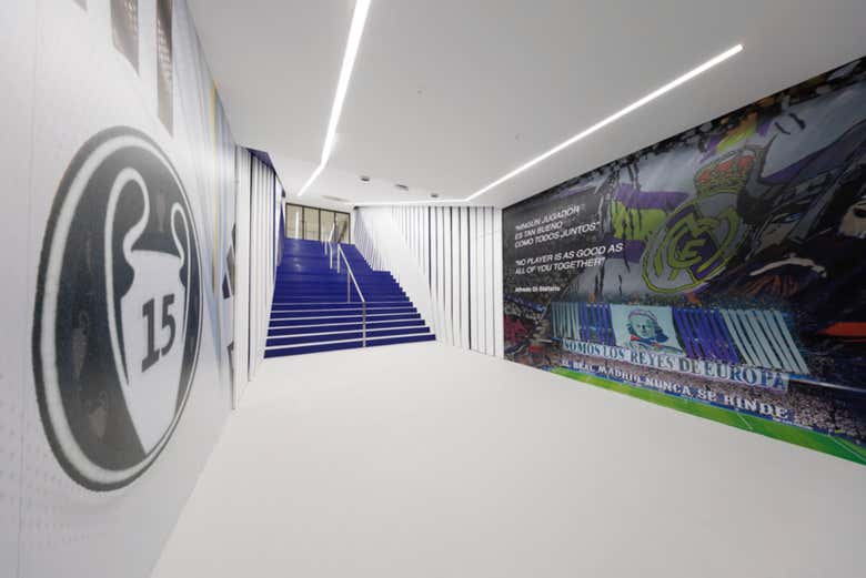 Túnel de acceso al terreno de juego