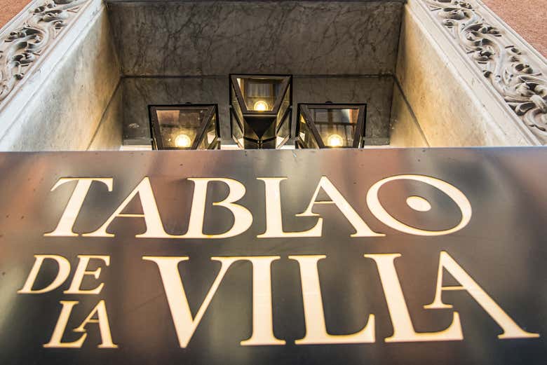 Une fenêtre dans le Tablao de la Villa