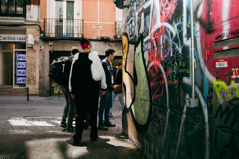 Las calles de Madrid están repletas de grafitis