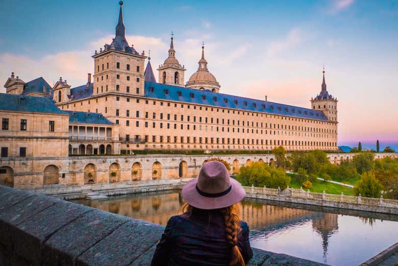 Admirando el Monasterio de El Escorial