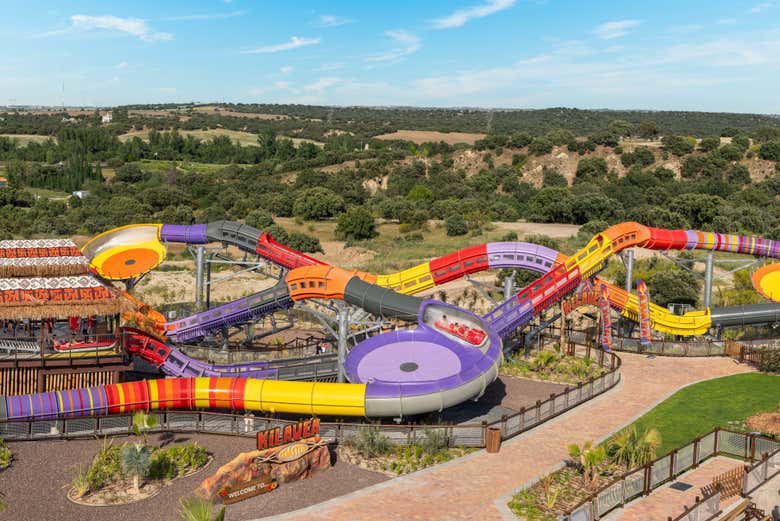 Kilauea, una de las grandes atracciones de Aquopolis Madrid