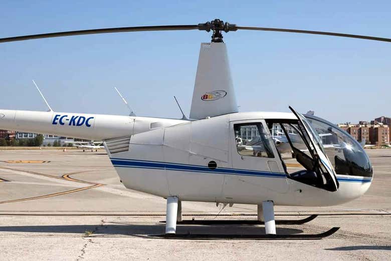 Vuelo en helicóptero sobre Madrid