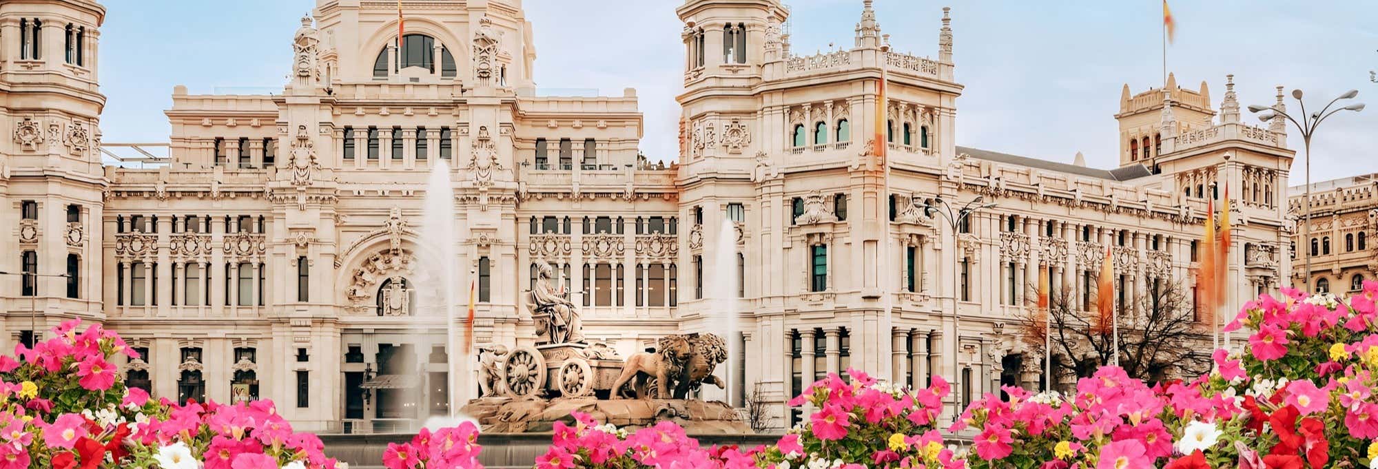 Sightseeing bus in Madrid