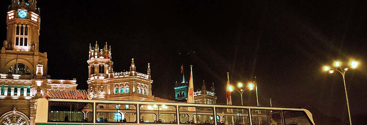 Autobús turístico en Madrid