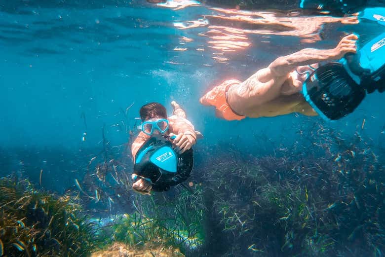 Power snorkel in Magaluf