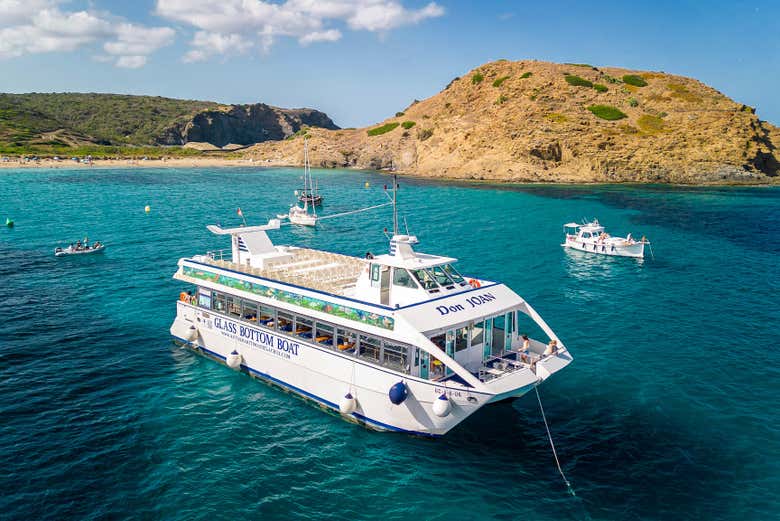 Balade en bateau à Minorque