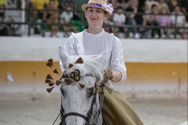 Un cavalier de concours hippique