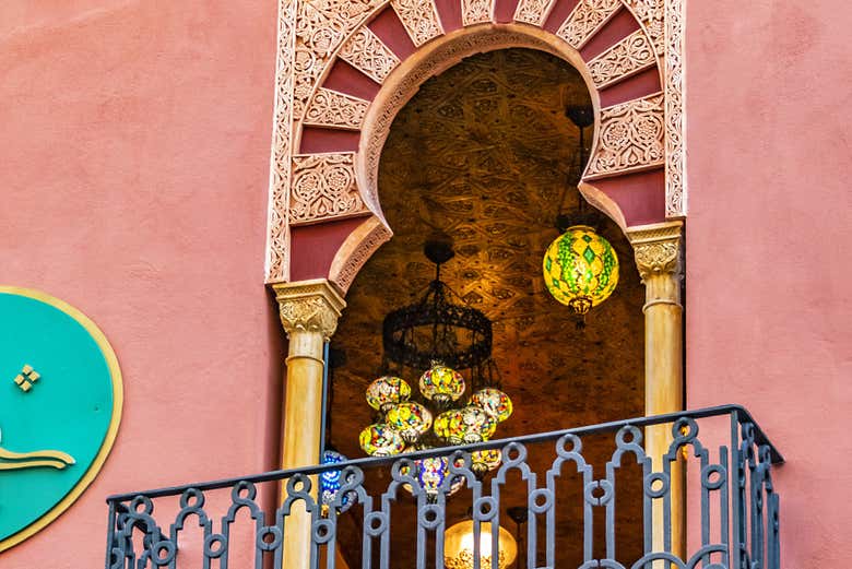 Balcones de estética nazarí en Málaga