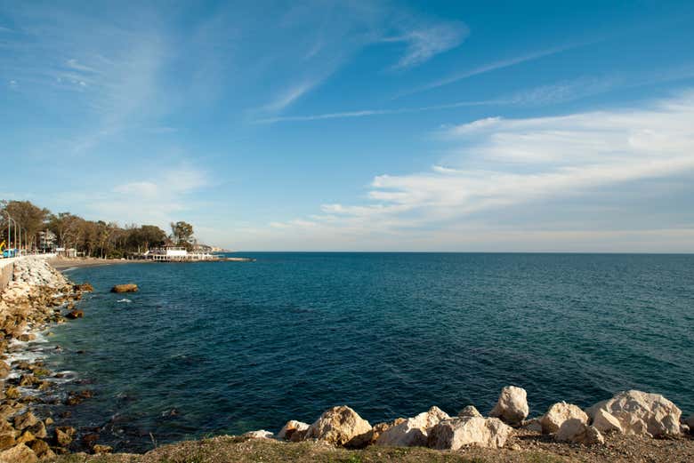 Veduta dallo stabilimento balneare Los Baños del Carmen