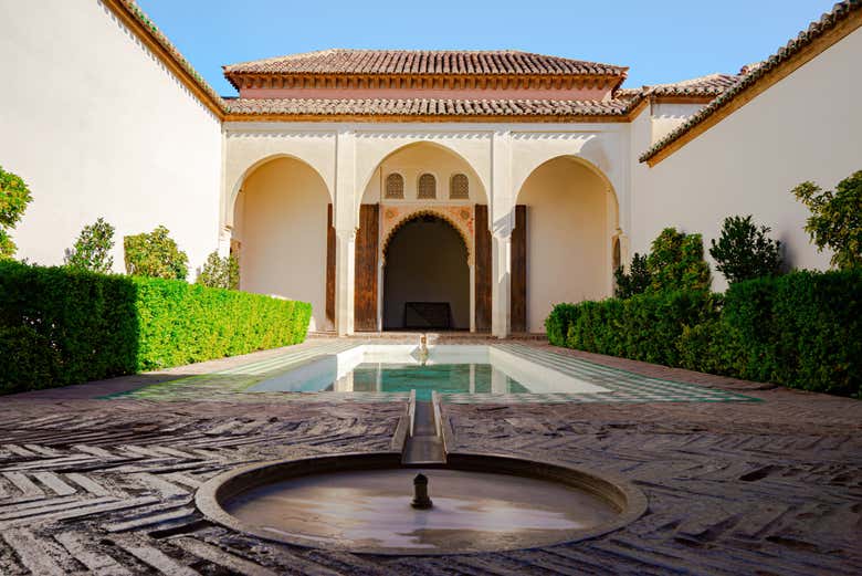 Il cortile dell'Alcazaba