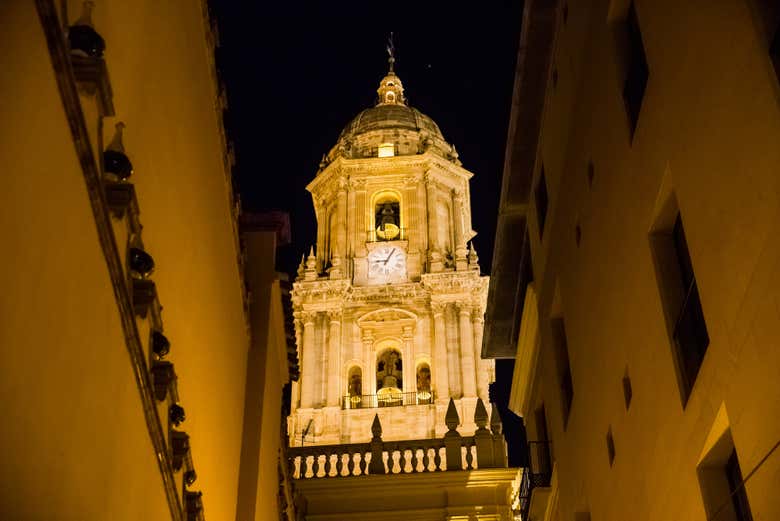 Détails de la cathédrale de Malaga