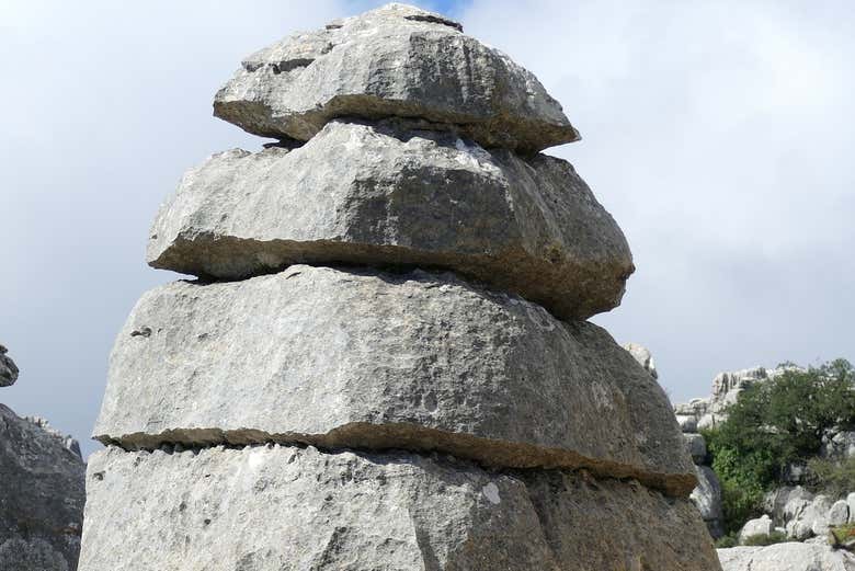 Formations karstiques du site naturel de Torcal de Antequera