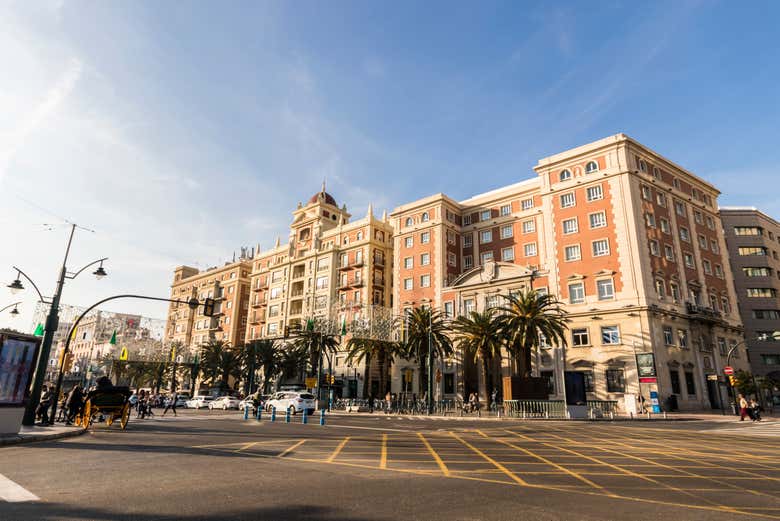 Edificios en la plaza de la Marina