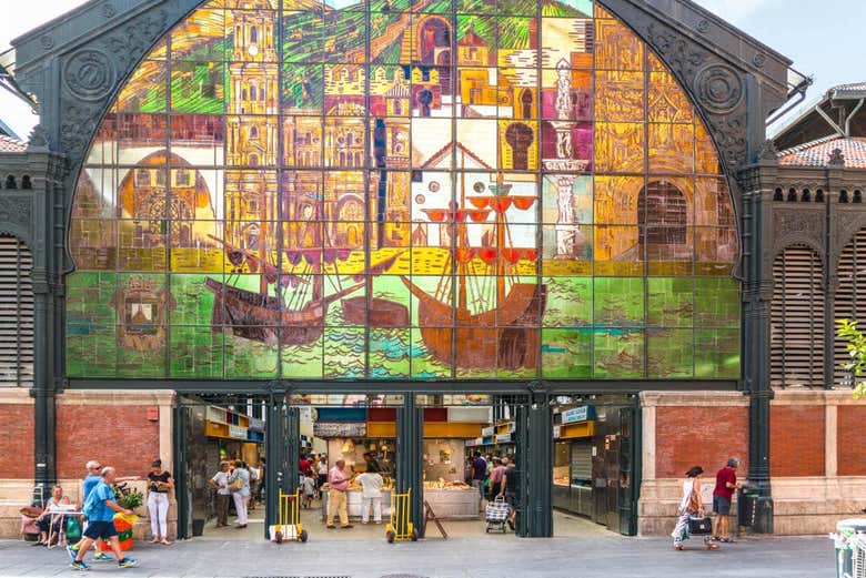 Entrada al Mercado de Atarazanas de Málaga