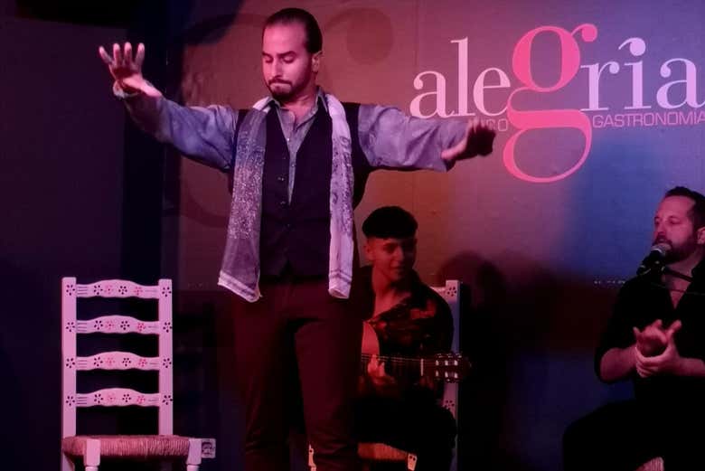 Ballerino sul palco