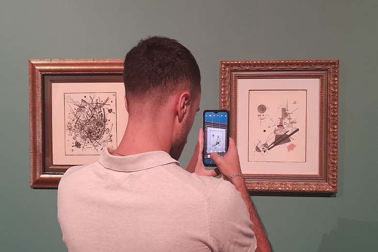 Haciendo una fotografía