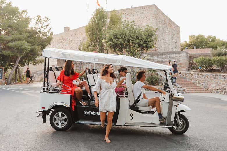 The tuk tuk on the tour