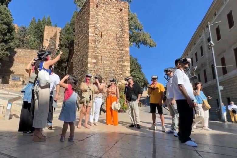 El grupo con las gafas de realidad virtual