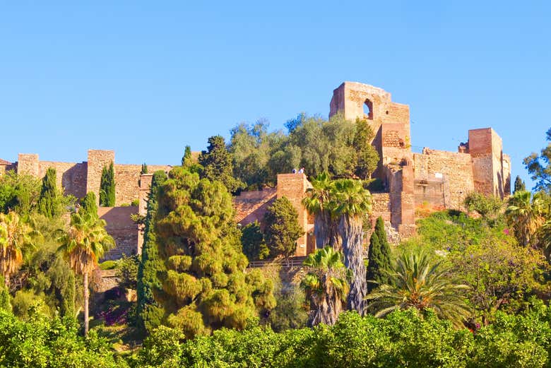 La imponente fortaleza de Málaga