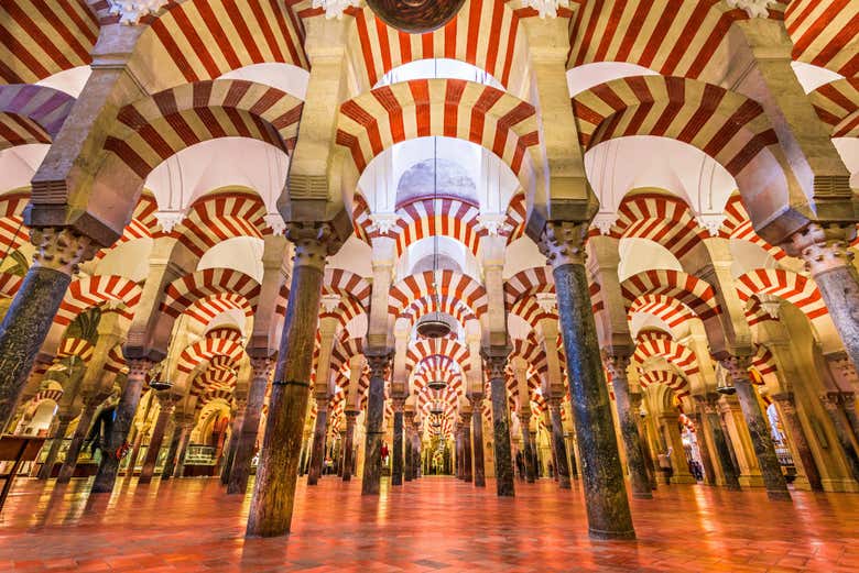 Interior de la Mezquita de Córdoba