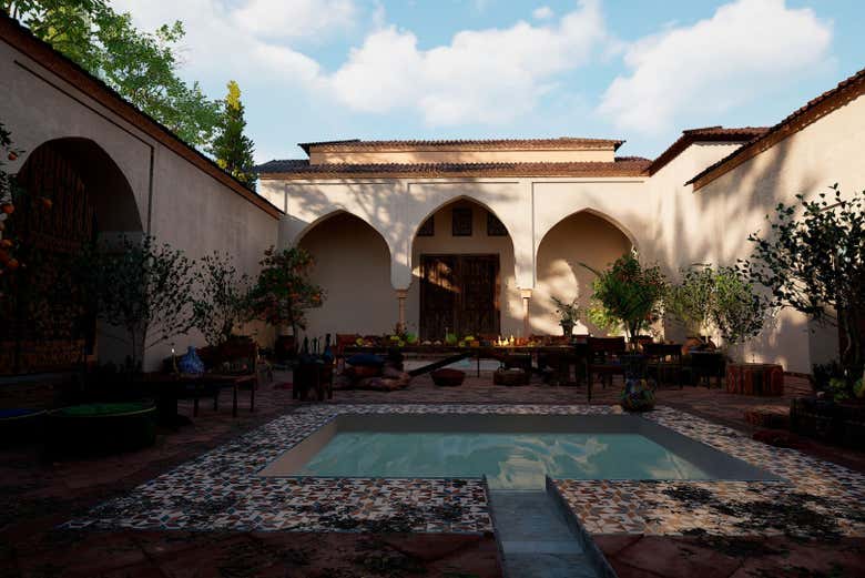 Palacios del interior de la fortaleza 