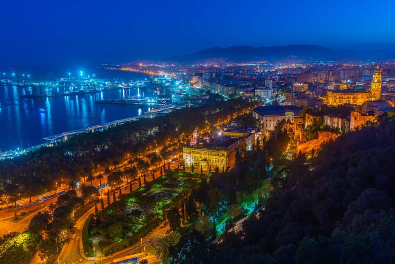 Panoramica di Malaga