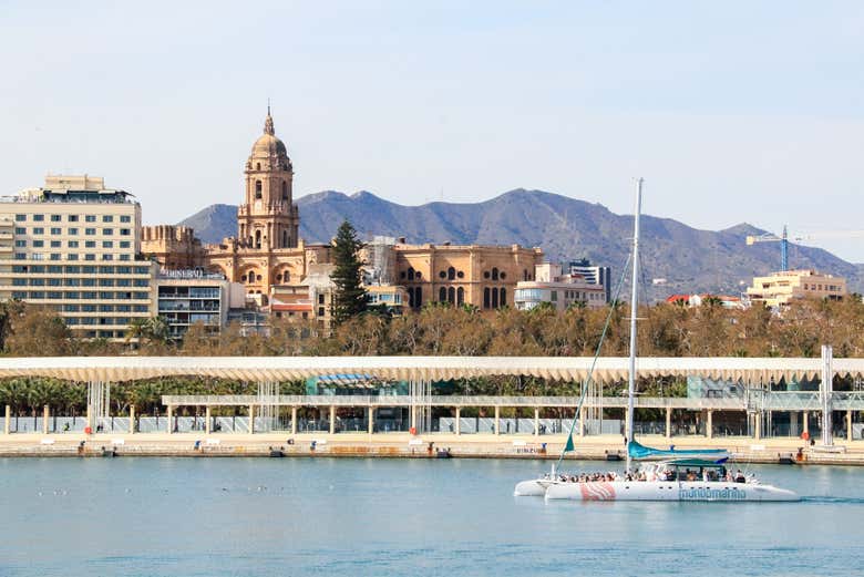 Veliero sulle acque di Malaga