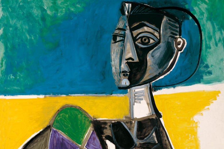 Jacqueline Sitting, on display at Malaga's Picasso Museum