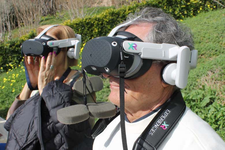 Disfrutando de la experiencia de realidad virtual