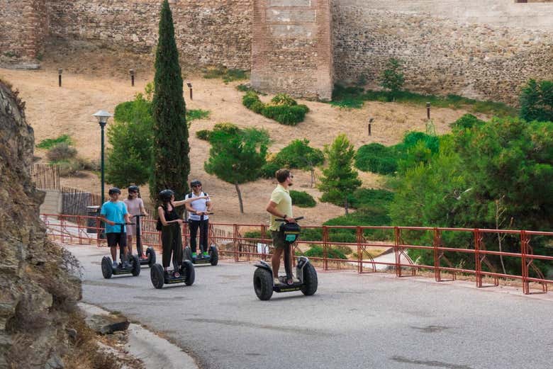 Ascension du mont Gibralfaro en Segway