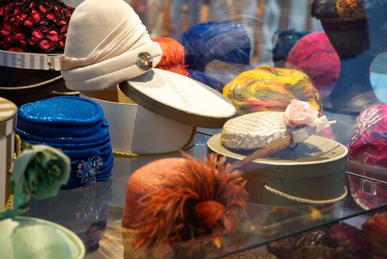 En el museo también veréis una gran colección de sombreros