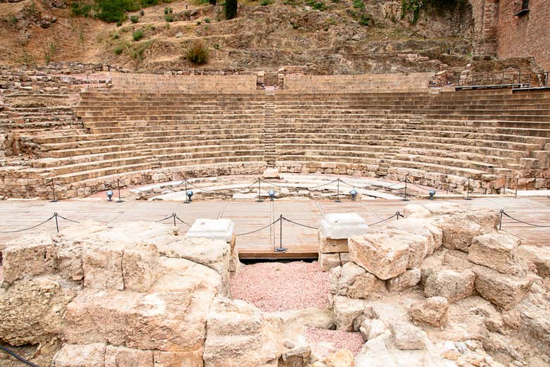 Gli spalti del teatro romano