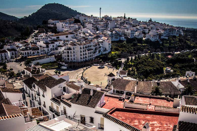 Panoramic view of Frigiliana