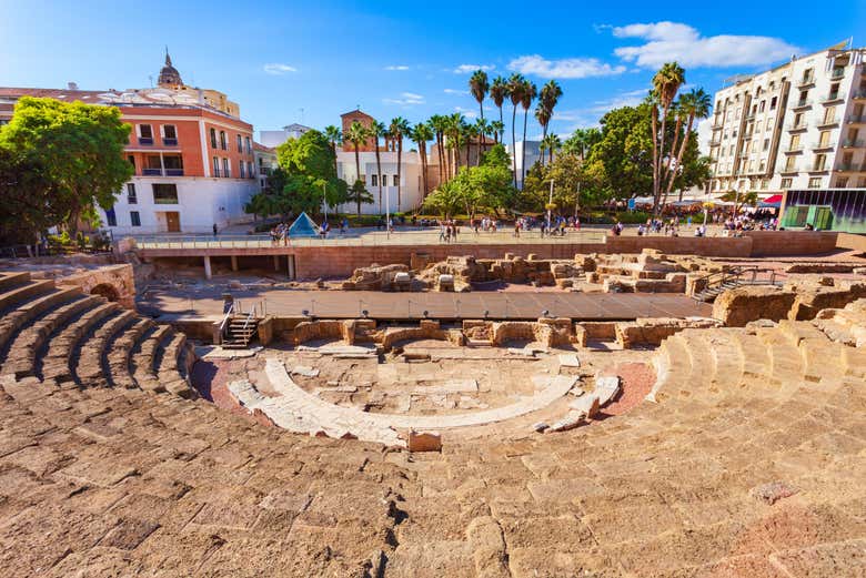 Vistas desde las gradas del teatro romano