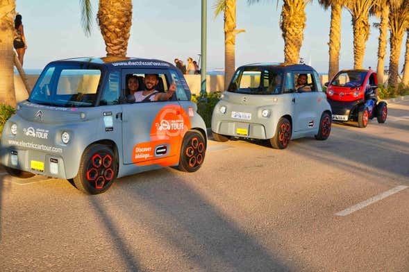 Tour en coche eléctrico por Málaga