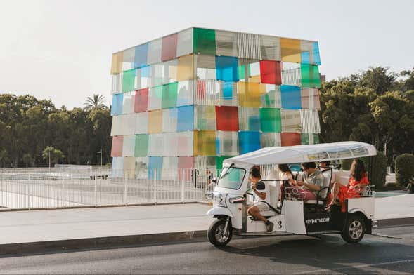 Balade en tuk-tuk dans Malaga