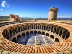Castillo de Bellver desde arriba