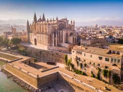 Vista aérea de la Catedral de Mallorca